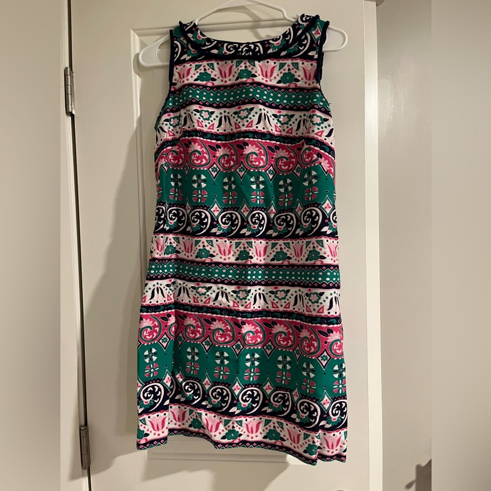 Talbots 4p print dress